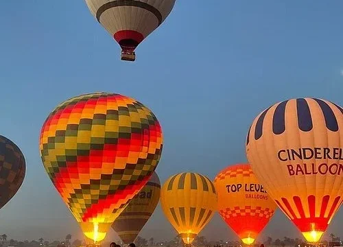 Luxor-Tagesausflug mit Fahrt im Heißluftballon