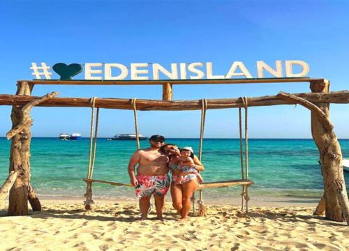 Hurghada: Schnorchelausflug nach Eden Island mit Mittagessen